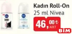 NİVEA KADIN ROLL-ON DEODORANT 25 ML